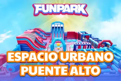 FUNPARK, La Experiencia Inflable Más Grande - Espacio Urbano Puente Alto - Diversión y juegos